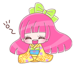 Japanese KAWAII Girls 2 sticker #5840438