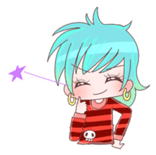 Japanese KAWAII Girls 2 sticker #5840441