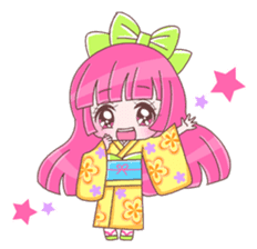 Japanese KAWAII Girls 2 sticker #5840446