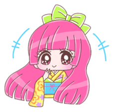 Japanese KAWAII Girls 2 sticker #5840450