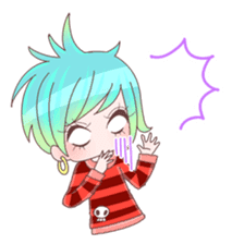 Japanese KAWAII Girls 2 sticker #5840457