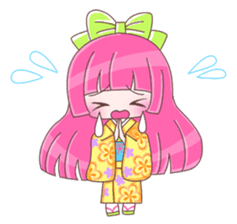 Japanese KAWAII Girls 2 sticker #5840466