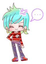 Japanese KAWAII Girls 2 sticker #5840469