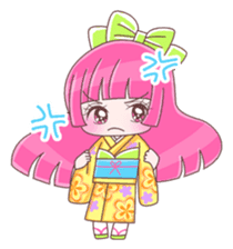 Japanese KAWAII Girls 2 sticker #5840470