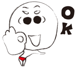 Big hole man sticker #5840674