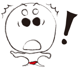 Big hole man sticker #5840676