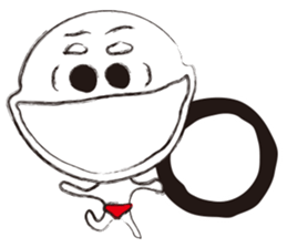 Big hole man sticker #5840678