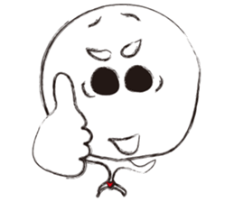 Big hole man sticker #5840681