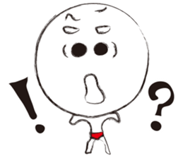 Big hole man sticker #5840684