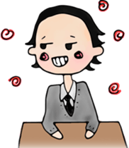 A happier life. sticker #5840962