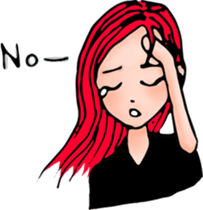 A happier life. sticker #5840987