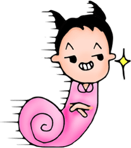 A happier life. sticker #5840993