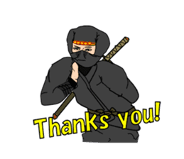 Ninja "Shinobu" -English edition- sticker #5841323