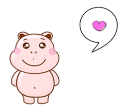 Feelings of Sugar Hippo sticker #5841396