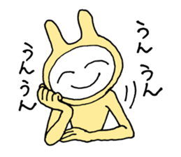 Friendly rabbit that would forgive all sticker #5841526