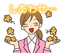 Everyday society women sticker sticker #5842363