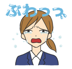 Everyday society women sticker sticker #5842376