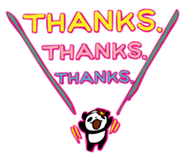 creep panda sticker #5842479