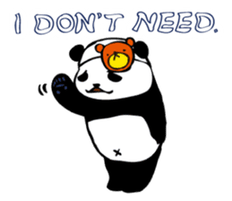 creep panda sticker #5842481