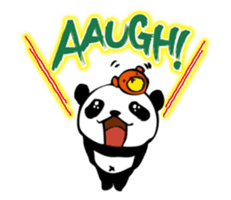 creep panda sticker #5842483