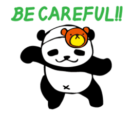creep panda sticker #5842498