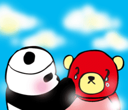 creep panda sticker #5842499