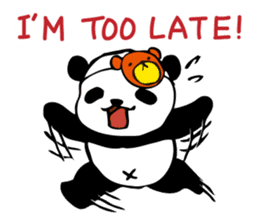 creep panda sticker #5842501