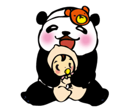 creep panda sticker #5842505