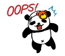 creep panda sticker #5842506