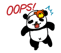 creep panda sticker #5842506
