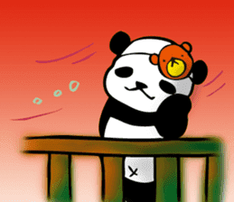 creep panda sticker #5842508