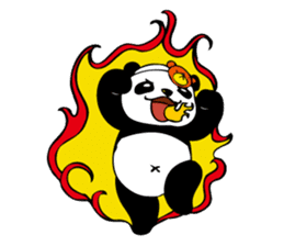 creep panda sticker #5842511