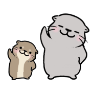 สติ๊กเกอร์ไลน์ Little otter "Kawauso-san"(vs. covid-19)