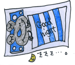 One year of a frog sticker #5842957