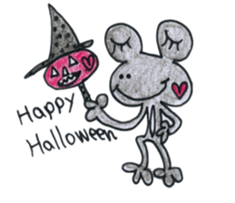 One year of a frog sticker #5842979