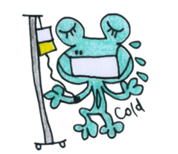 One year of a frog sticker #5842989