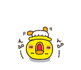 chick heart 5 sticker #5843313