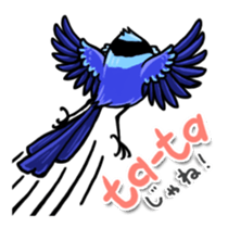 Splendid Fairy Wren sticker #5843323