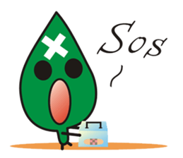 Leaves and animal friends.2 sticker #5843363