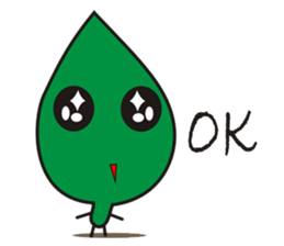 Leaves and animal friends.2 sticker #5843365