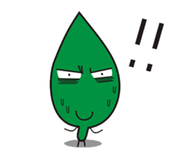 Leaves and animal friends.2 sticker #5843374