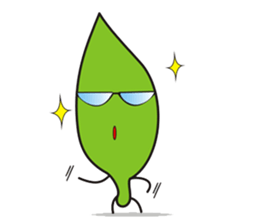 Leaves and animal friends.2 sticker #5843387