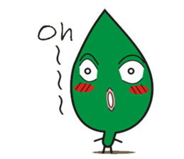 Leaves and animal friends.2 sticker #5843390