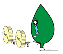 Leaves and animal friends.2 sticker #5843396