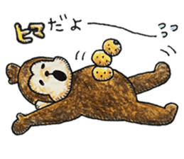 Zodiac monkey 1 sticker #5843469