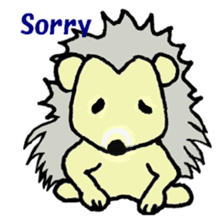 "Prinkly" the Hedgehog (english ver.) sticker #5843487