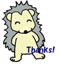 "Prinkly" the Hedgehog (english ver.) sticker #5843488
