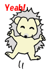 "Prinkly" the Hedgehog (english ver.) sticker #5843493