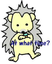 "Prinkly" the Hedgehog (english ver.) sticker #5843494