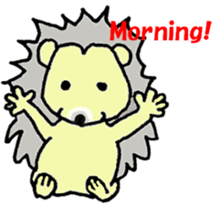 "Prinkly" the Hedgehog (english ver.) sticker #5843499